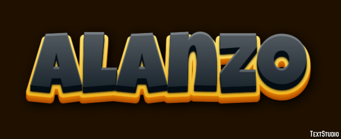 Alanzo Text effect