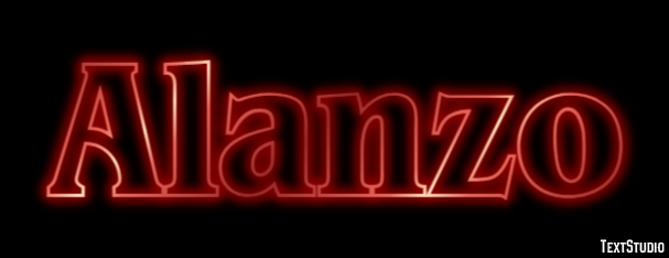 Alanzo Text Effect