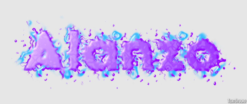 Alanzo Text effect