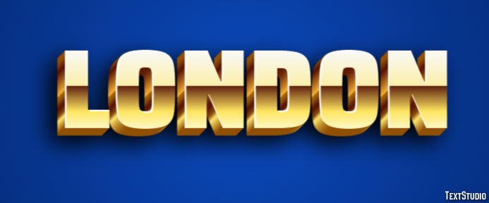 London Efekt tekstowy