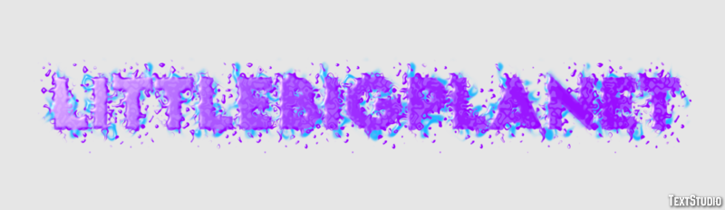 LittleBigPlanet Effet de texte