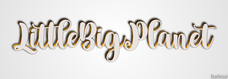 LittleBigPlanet Effet de texte