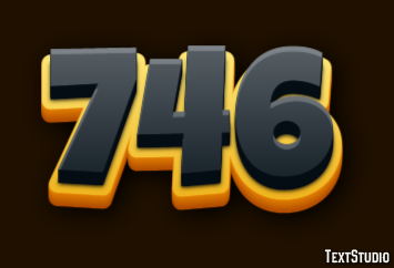 746 Efecto de Texto