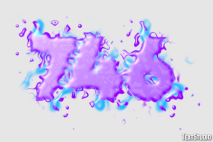 746 Efecto de texto