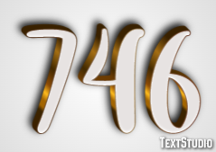 746 Efecto de Texto