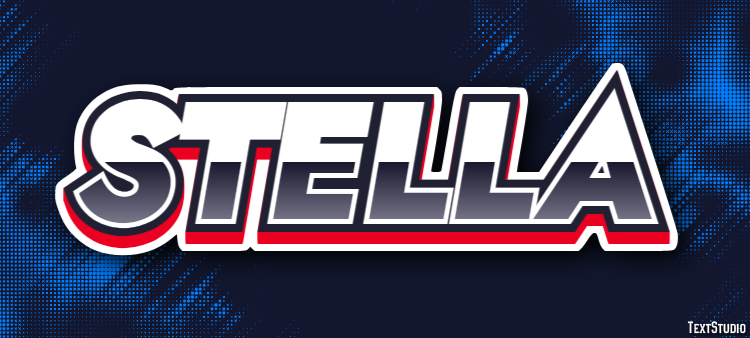 Stella Texteffekt