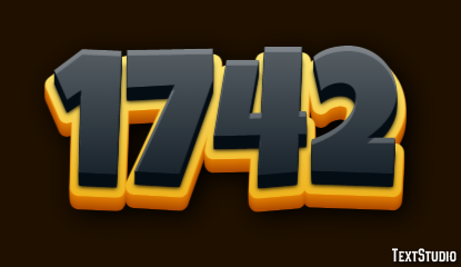 1742 Text Effect