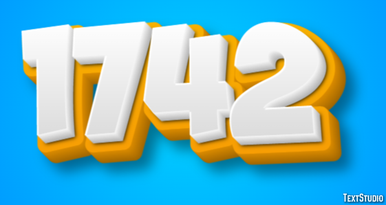 1742 Text Effect
