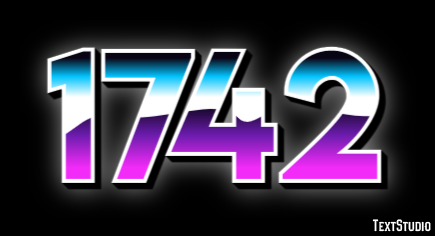 1742 Text Effect