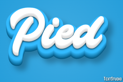 Pied Effet de Texte