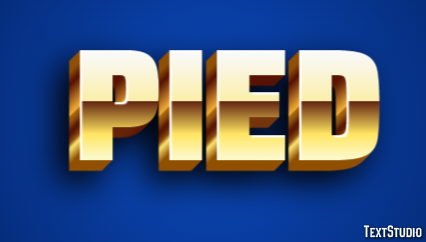 Pied Effet de Texte