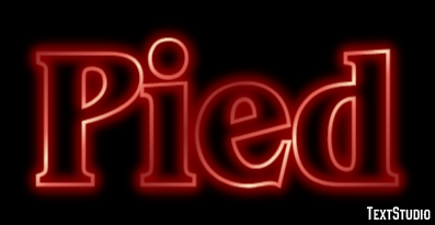 Pied Effet de Texte
