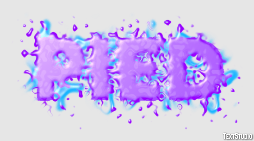 Pied Effet de texte