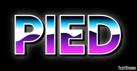Pied Effet de texte