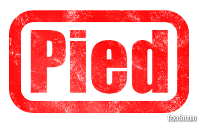 Pied Effet de Texte