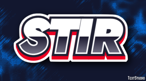 Stir Text Effect