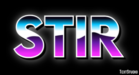 Stir Text Effect