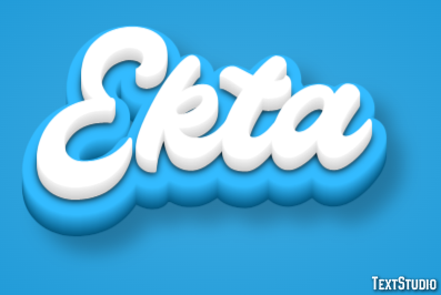 Ekta Texteffekt
