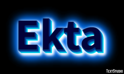 Ekta Text Effect