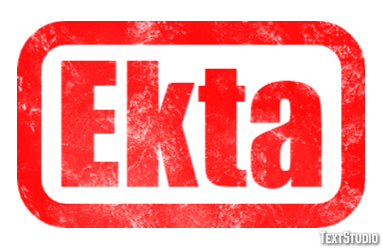 Ekta Texteffekt