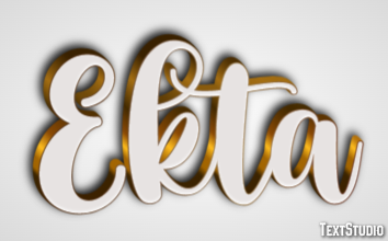 Ekta Texteffekt