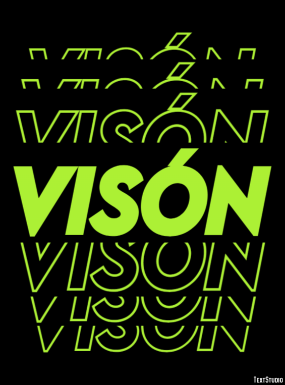 Visón Efecto de Texto