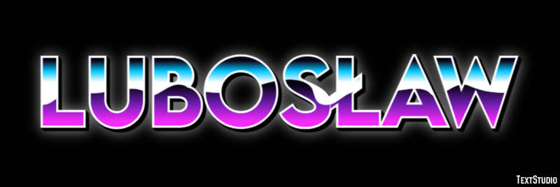 Lubosław Text Effect