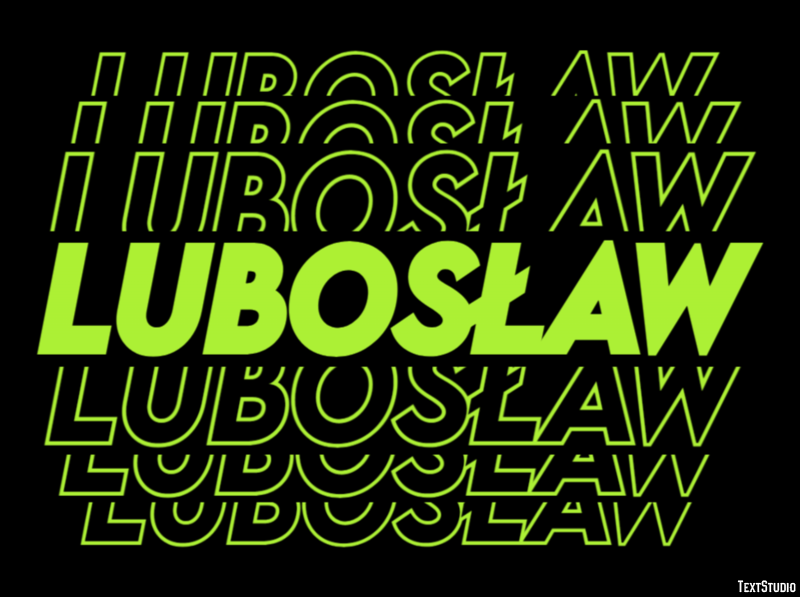 Lubosław Efekt tekstowy