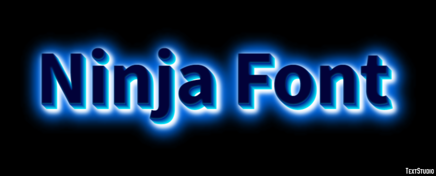 Ninja Font Text Effect