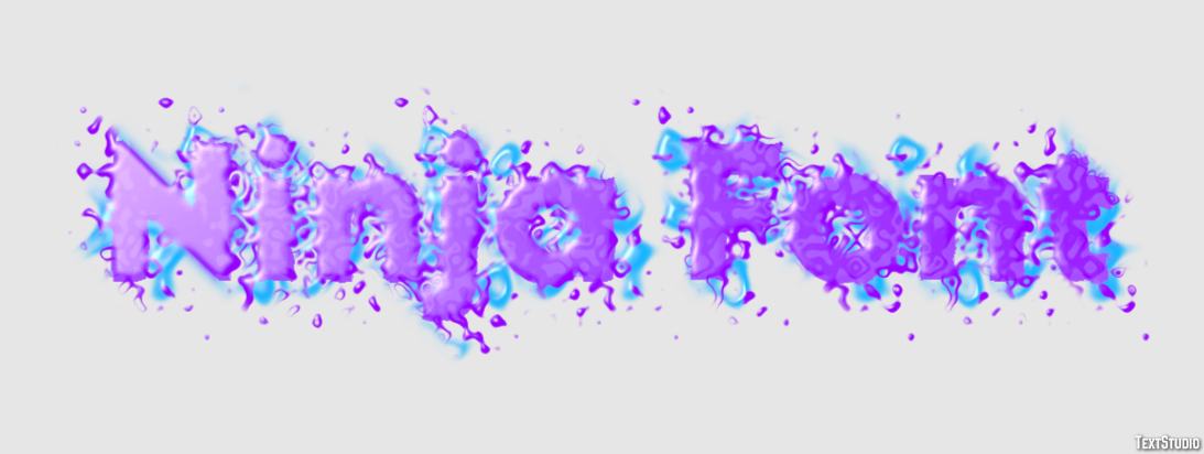 Ninja Font Text Effect