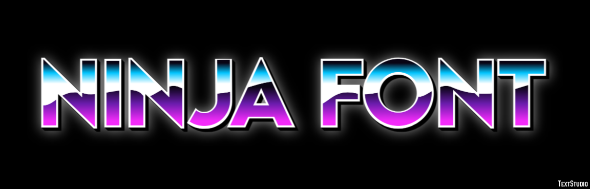 Ninja Font Text Effect