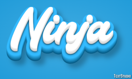 Ninja Tekst Effect