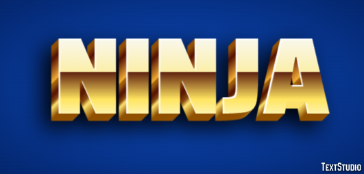 Ninja Tekst Effect