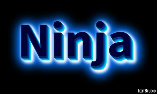 Ninja Tekst Effect