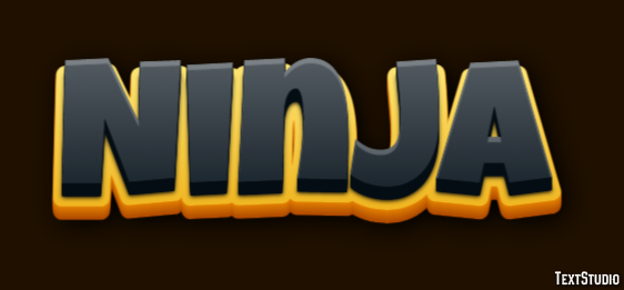 Ninja Tekst Effect