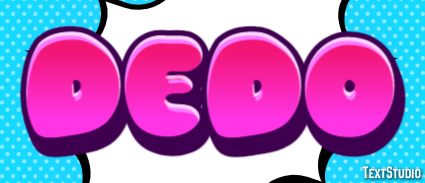 Dedo Efeito do texto