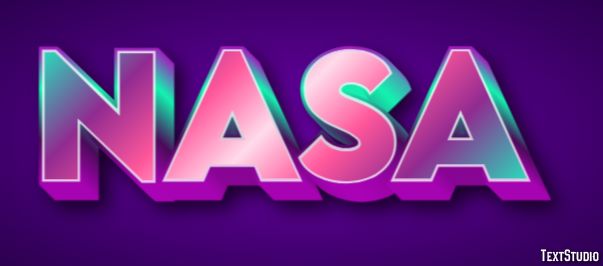 NASA テキスト効果