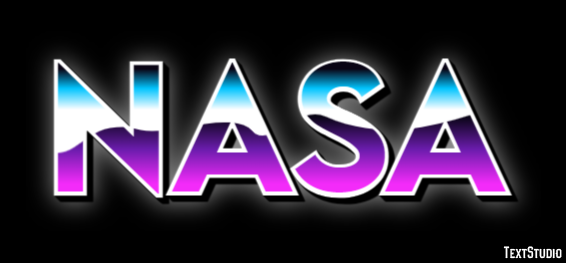NASA テキスト効果