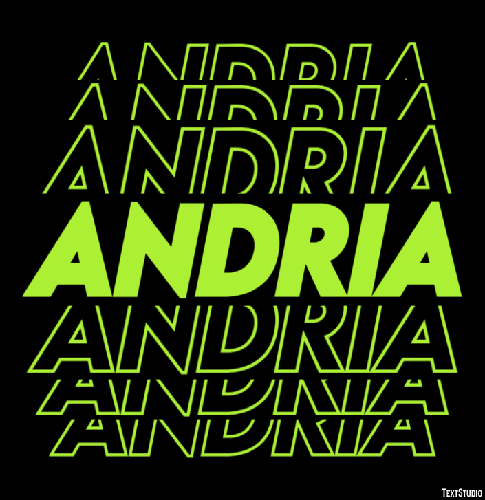 Andria Efekt tekstowy
