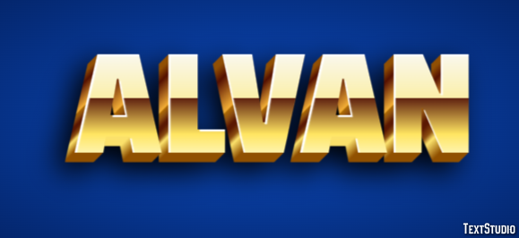 Alvan Text Effect
