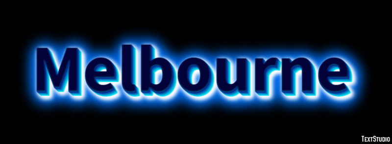 Melbourne Efekt tekstowy