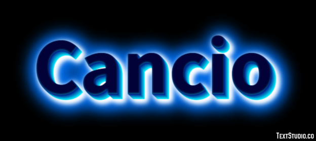 Cancio Efecto de Texto