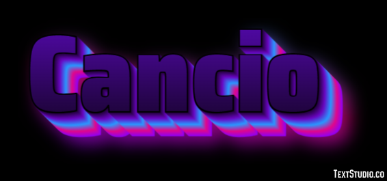 Cancio Efecto de Texto