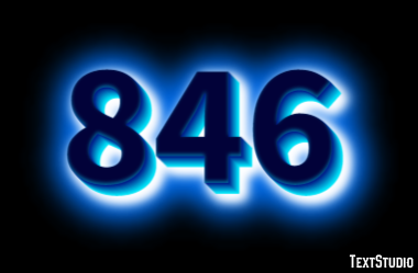 846 Efecto de Texto
