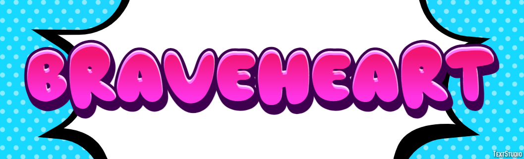 Braveheart Эффект текста