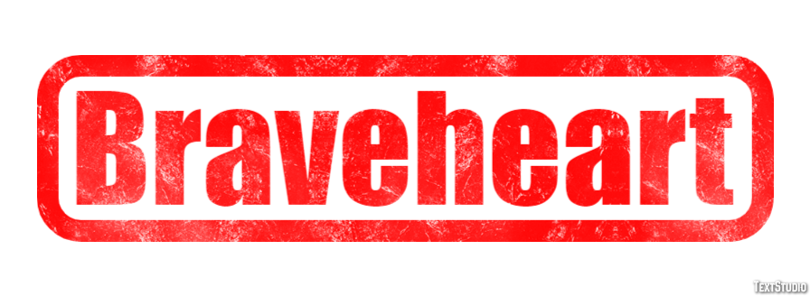 Braveheart Эффект текста