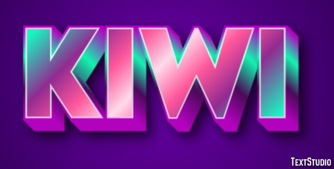 Kiwi Effetto testo
