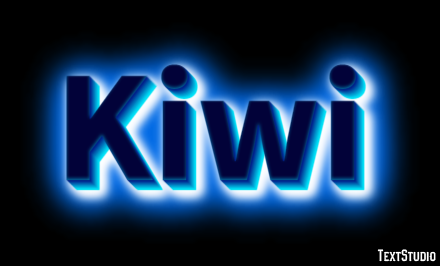 Kiwi Efecto de Texto