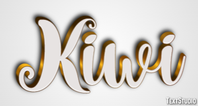 Kiwi Effetto testo