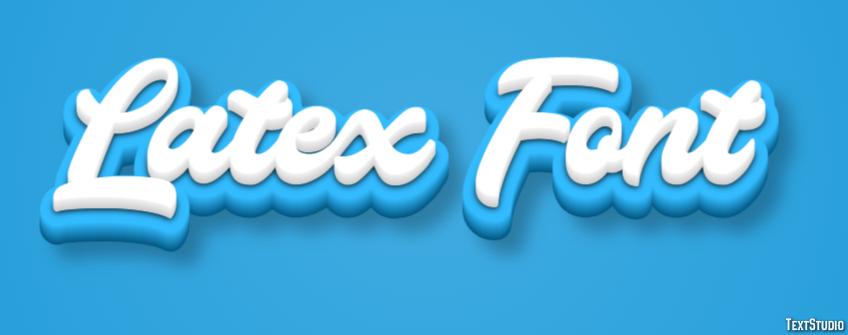 Latex Font テキスト効果